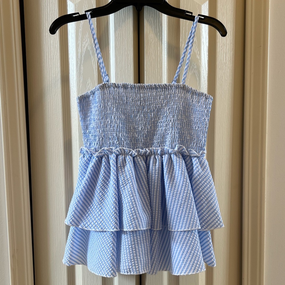 SHEIN Ruffle Tank Top XS